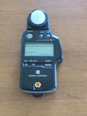 Konica Minolta Auto Meter VF Light Meter - Black